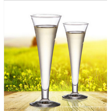 Haonai 100~200ml transparent champagne glass crystal champagne gobletcrystal champagne goblet